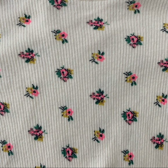 Baby GAP Sage Green Jumper with Floral Onesie - Picture 6 of 6